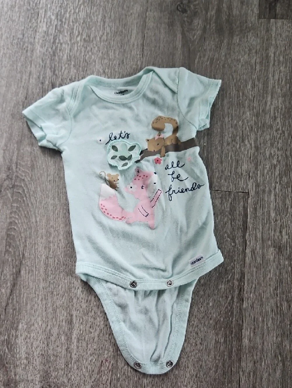 Baby‎ Girl 0-3mth Lot Pink, Brown & Light One-Piece Bodysuit Set